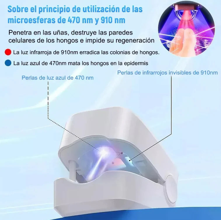 Dispositivo láser para hongos en las uñas Orthowl®
