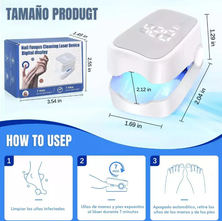 Dispositivo láser para hongos en las uñas Orthowl®